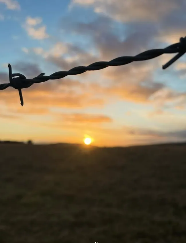 Boundary at Sundown — fine art photographic print by Hollz Photography